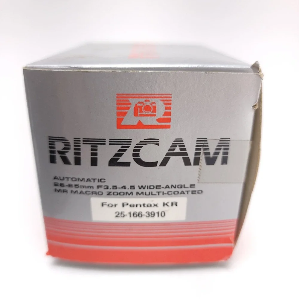 Ritzcam 28-85mm f3.5-4.5 MC Auto Zoom Macro Lens for Pentax KR with Box